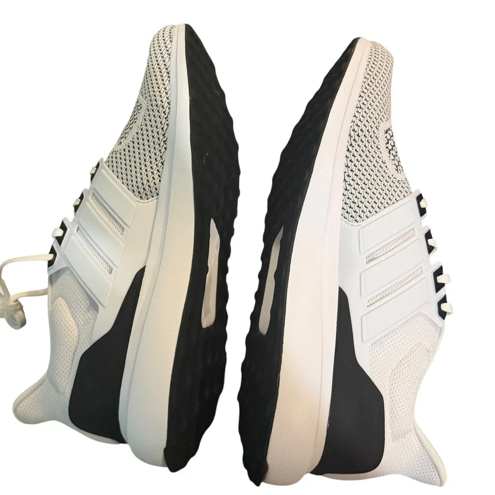 adidas UBOUNCE DNA Running Shoes Men Size 14 White Black New IH7549
